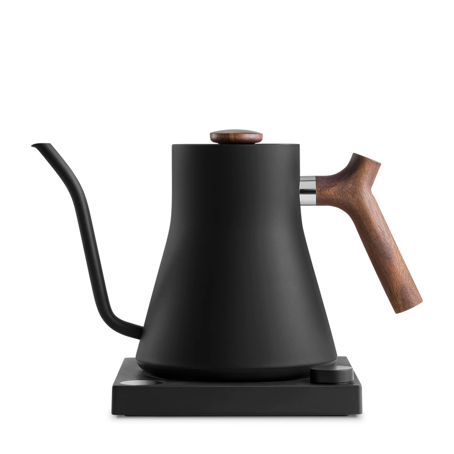 Stagg EKG Electric Kettle (Matte Black + Walnut)